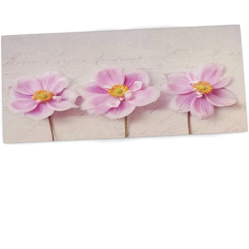 🆕Multi-Purpose Large Pet Feeding Mat Bowl, Placemat, Desk Mat Beige Floral NWOT